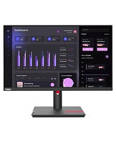 Lenovo ThinkVision T24i-30 23.8" 16:9 Full Hd Ips Wled Lcd Monitor, Raven Black