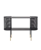 Creative Co-op 14.2" Metal Sleek Modern Console Table