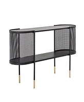 Creative Co-op 14.2" Metal Sleek Modern Console Table