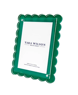 Tara Wilson Designs Scallop Frame, 4" x 6", 5" 7"