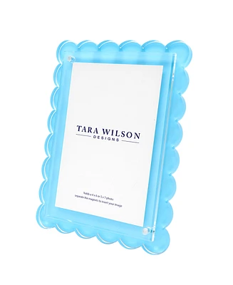 Tara Wilson Designs Scallop Frame, 4" x 6", 5" 7"