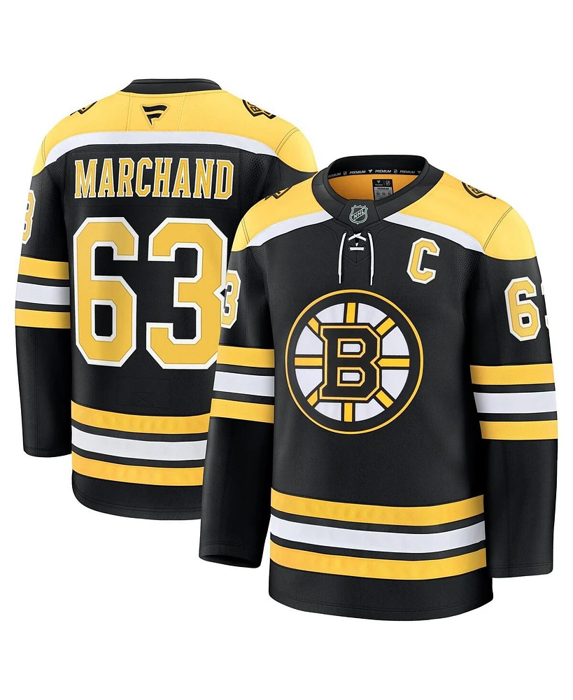 Fanatics Men's Brad Marchand Black Boston Bruins Home Premium Jersey
