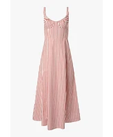 WeWoreWhat Women's Ruched Cup Midi Dress