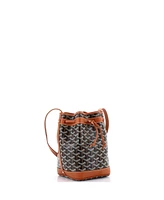 Pre-Owned Goyard Pm Petit Flot Bucket Bag Coated Canvas