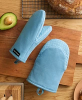 KitchenAid Gourmet Series Gridlines Mini Oven Mitts Set, Pack of 2
