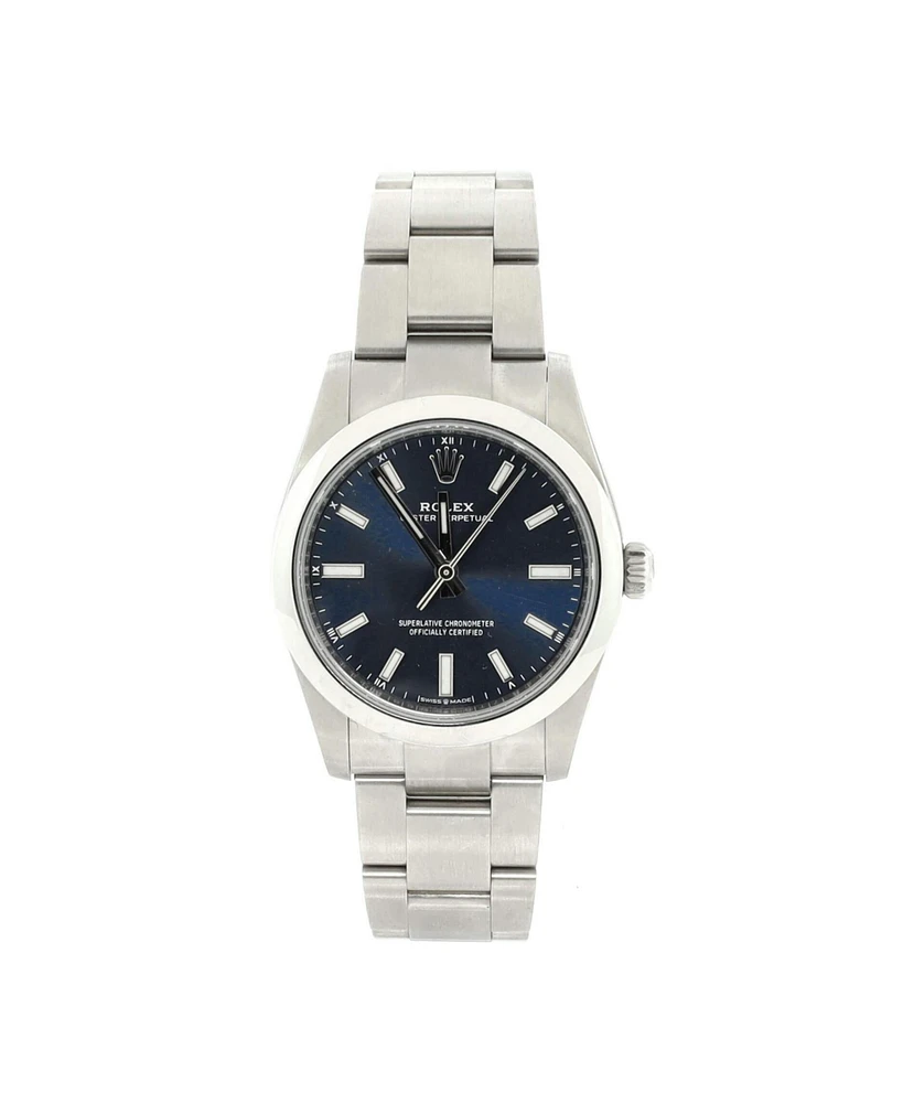 Pre-Owned Rolex Oyster Perpetual Automatic Watch in Stainless Steel 34mm
