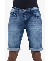 Cultura Men's Roll Up Denim Shorts