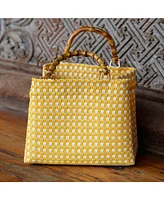 Tuku Sunset Repurposed Market Tote Bag