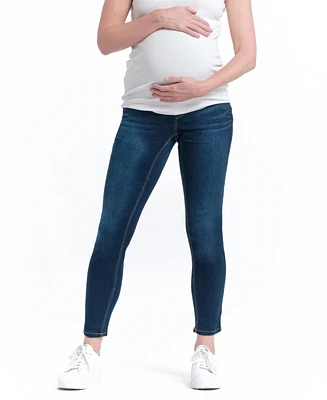 1822 Denim Maternity Butter Over the Bump Ankle Skinny Jeans
