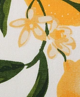 Design Imports Lemon Bliss Cotton Dishtowel Set, 18" x 28"