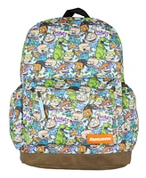 Nickelodeon Rugrats Backpack Reptar Tommy Chucky Susie Carmichael Angelica Aop School Book Bag