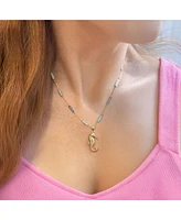 The Lovery Gold Seahorse Charm 14K Gold