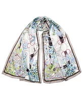 Lilla - Long Satin Silk Scarf for Women