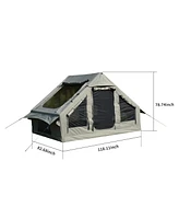 Mondawe Inflatable Camping Tent Easy Setup 4 Season Glamping