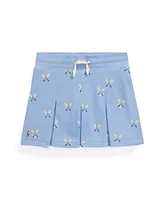 Polo Ralph Lauren Toddler and Little Girls Tennis Print Stretch Mesh Skirt