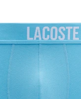 Lacoste Men's 3-Pk. Regular-Fit Stretch Logo-Waistband 5" Boxer Briefs