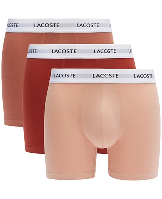 Lacoste Men's 3pk. Regular-Fit Logo Boxer Briefs