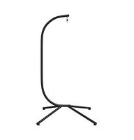 Hanging Egg Chair Stand Black Steel