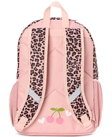 InMocean Big Girls Cheetah and Patch Backpack, Keychain & Lunch Bag Set