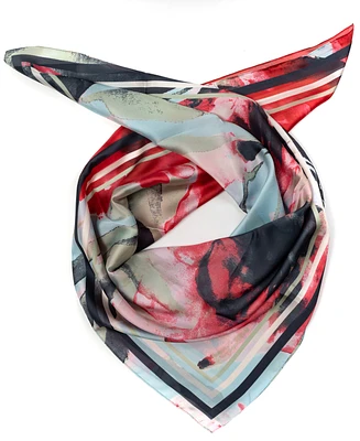 Vince Camuto Watercolor Floral Square Scarf