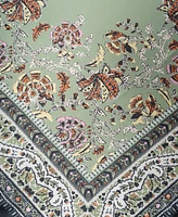 Vince Camuto Block Print Floral Square Scarf