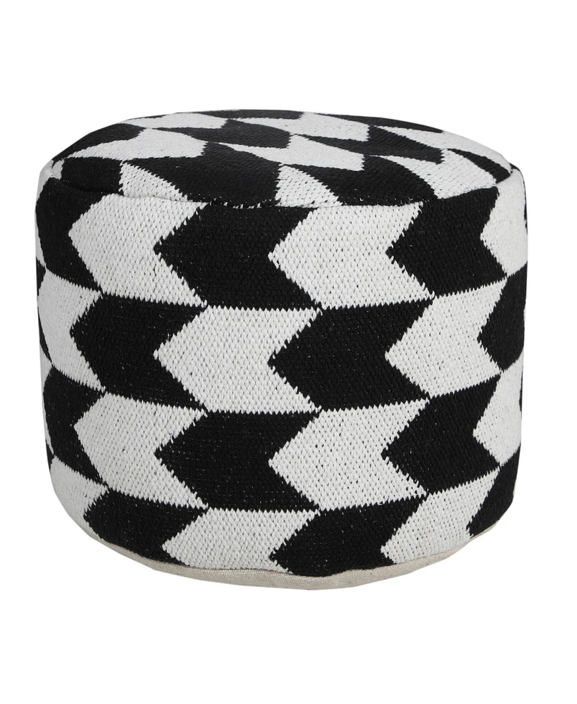 Soft Cotton Blend Ottoman for Footrest and Stylish Living Room Decor