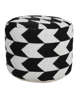 Soft Cotton Blend Ottoman for Footrest and Stylish Living Room Decor