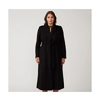 Estelle Charmed Robe Black Long Below Knee Coat