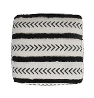 18" 100% Cotton Ottoman