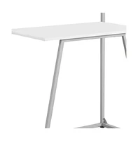Compact Computer Desk with Storage Shelf for Home Office