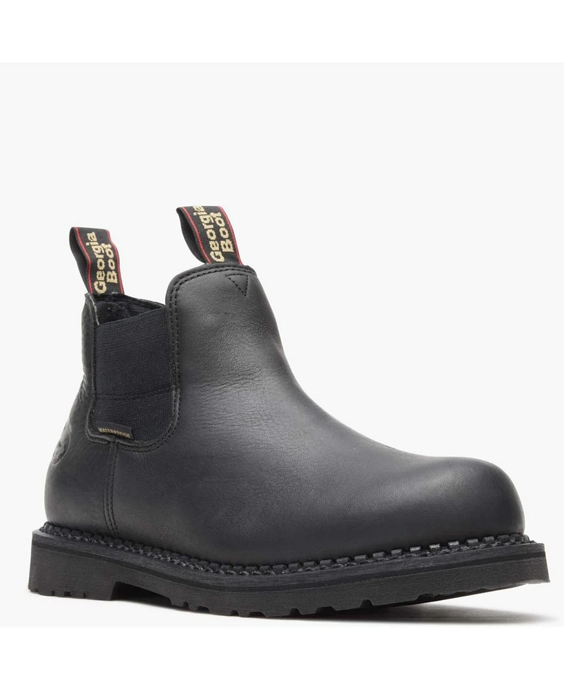 Georgia Boot Men's Giant Revamp Waterproof Chelsea Work