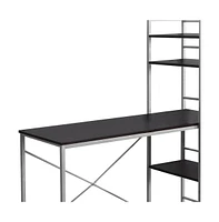 Modern Computer Desk with Spacious Work Surface and Storage