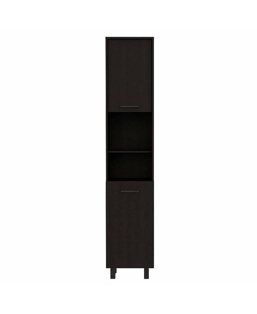 Modern Pantry Cabinet with Five Shelves for Kitchen Storage and Organization