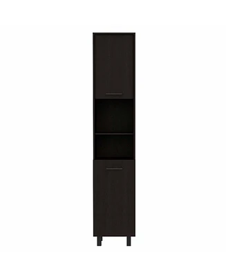 Modern Pantry Cabinet with Five Shelves for Kitchen Storage and Organization