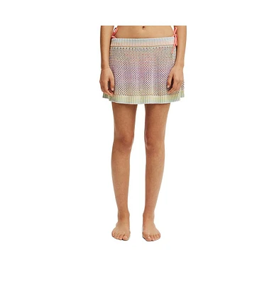 Cotton On Women's Crochet Beach Skirt