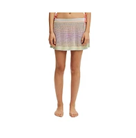 Cotton On Women's Crochet Beach Skirt