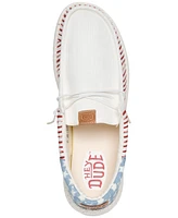 Hey Dude Men's Wally Americana Casual Moccasin Sneakers from Finish Line