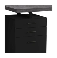 Sleek Computer Desk with Storage – Includes 3 Drawers for Organization