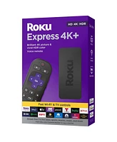 Roku Express 4K+ Streaming Player Hdr with Voice Remote with Tv Controls