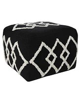 Modern Cotton Ottoman for Home Furniture and Lounge Spaces
