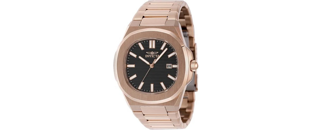 Invicta Men's 48519 Speedway Quartz 3 Hand Brown Dial Watch