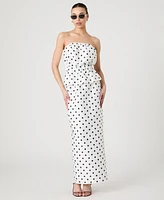French Connection Women's Polka Dot Maxi Skirt