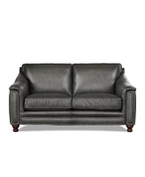 Hydeline Belfast 67" Top Grain Leather Loveseat
