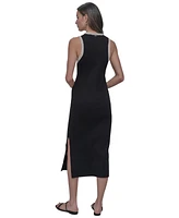 Dkny Jeans Women's Colorblocked Racerback Midi Dress - BOO