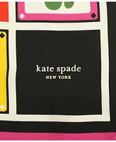 Kate Spade New York Women's Playing Cards Silk Square Scarf
