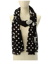 Kate Spade New York Women's Breezy Dot Viscose Oblong Scarf