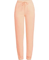 Lands' End Women's Serious Sweats High Rise Jogger Pants - Set Bottom