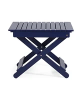 Outdoor Folding Wooden Side Table