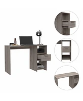 Sturdy Computer Desk with Large Work Surface and Drawers