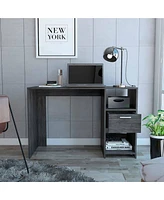 Sturdy Computer Desk with Large Work Surface and Drawers